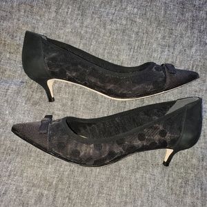 NWOT Talbots Black Kitten Heels